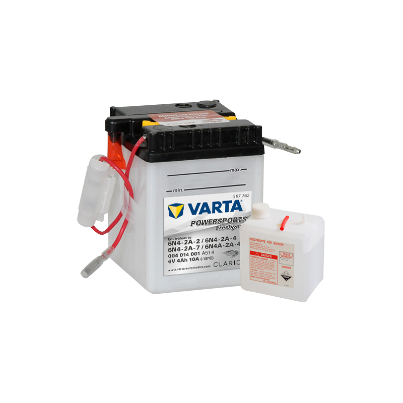Batterie Varta 6N4-2A-2 6N4-2A-4 6N4-2A-7 6N4A-2A-4 004014001 | bateriasencasa.com
