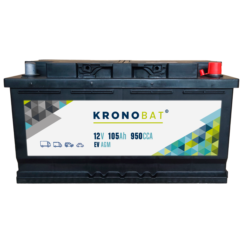 Kronobat EV-105-AGM battery | bateriasencasa.com