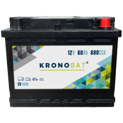Batería Kronobat EV-60-AGM | bateriasencasa.com