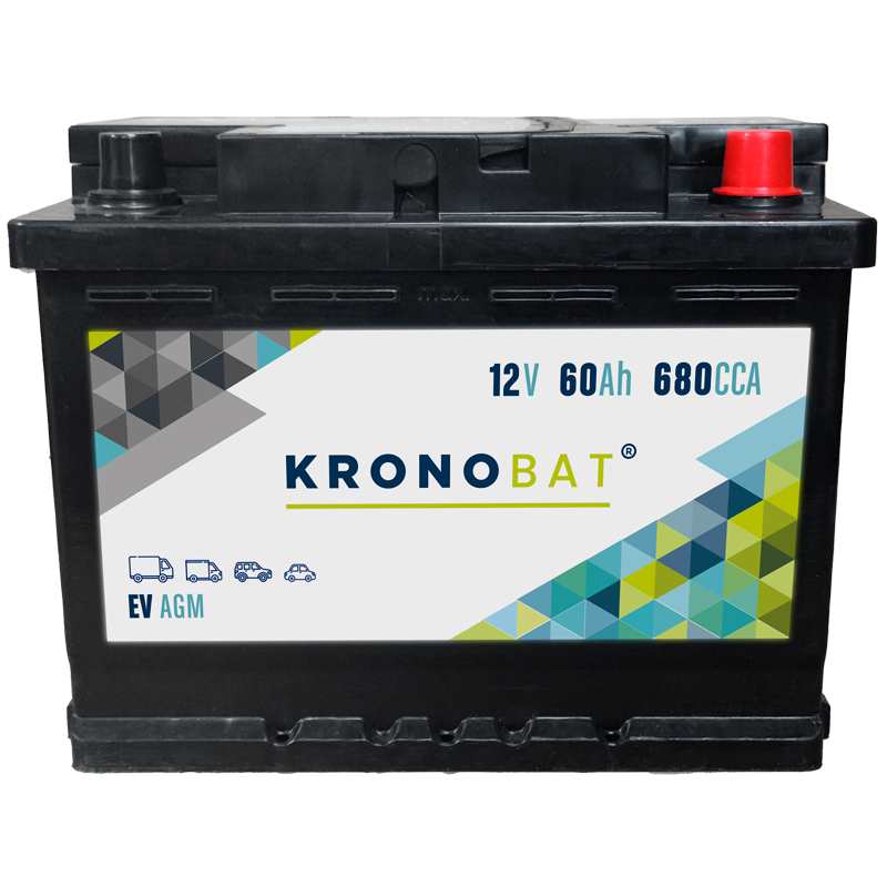 Batería Kronobat EV-60-AGM | bateriasencasa.com