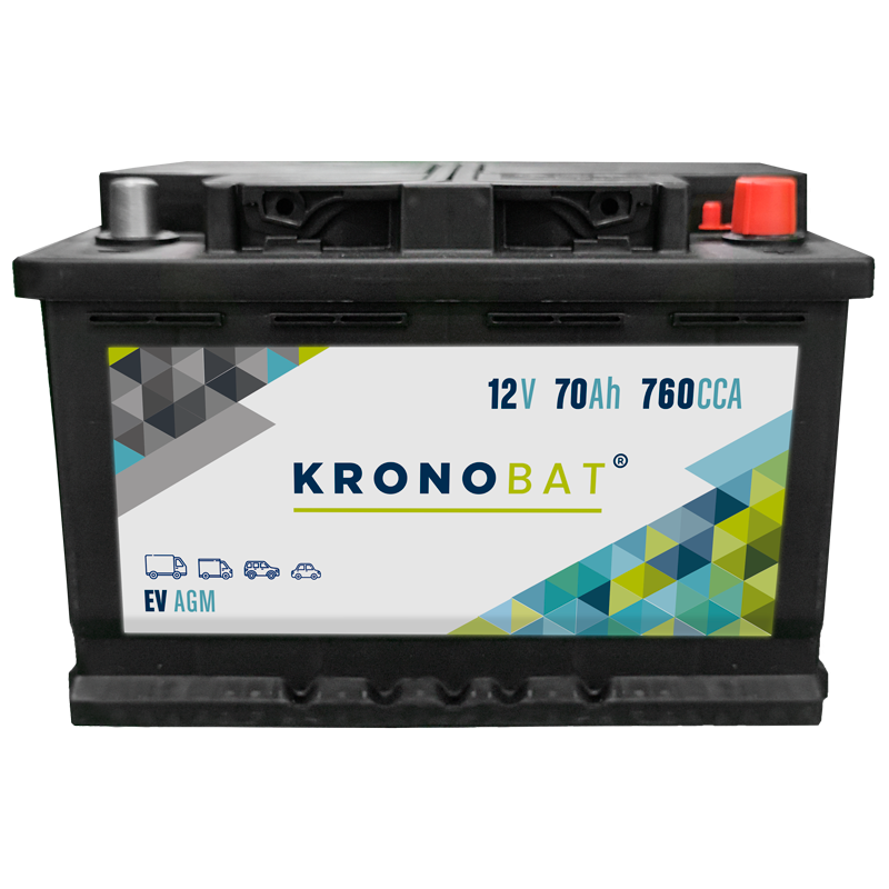 Batería Kronobat EV-70-AGM | bateriasencasa.com
