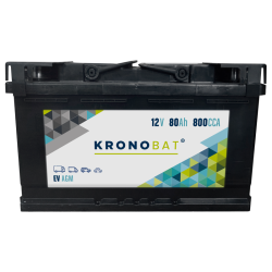 Batería Kronobat EV-80-AGM | bateriasencasa.com