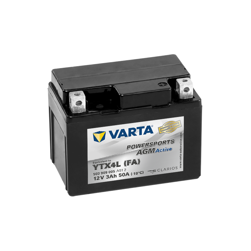 Batterie Varta YTX4L-4 503909005 | bateriasencasa.com