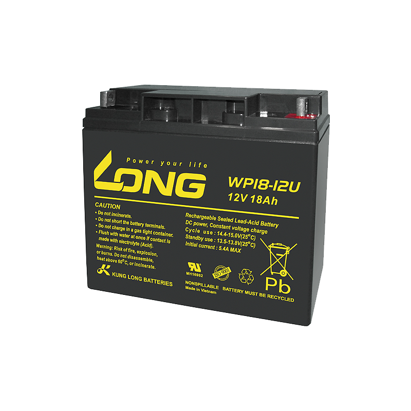 Batterie Long WP18-12U | bateriasencasa.com