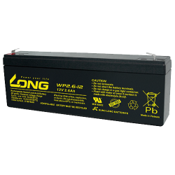 Batterie Long WP2.6-12 | bateriasencasa.com