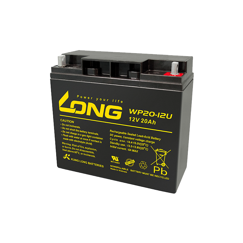 Batterie Long WP20-12U | bateriasencasa.com