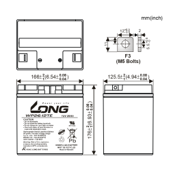 Long WP26-12TE battery | bateriasencasa.com