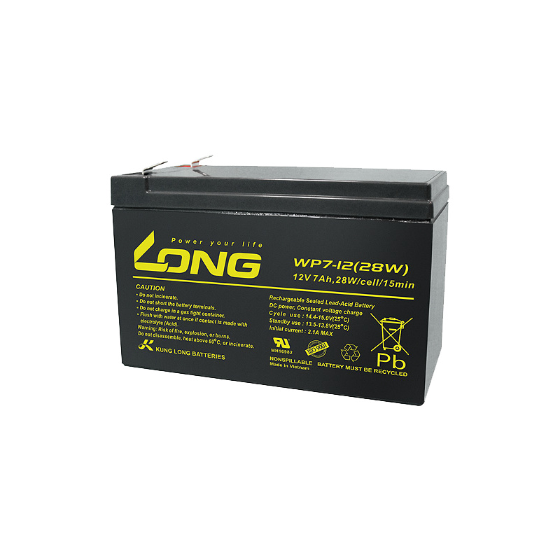 Long WP7-12(28W) battery | bateriasencasa.com
