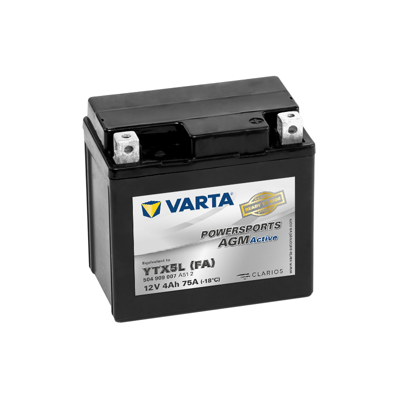 Batería Varta YTX5L-4 504909007 | bateriasencasa.com