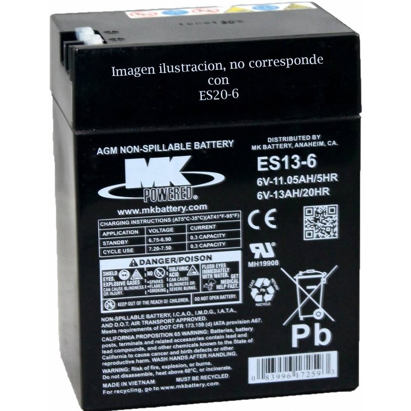 Batteria Mk ES20-6 | bateriasencasa.com