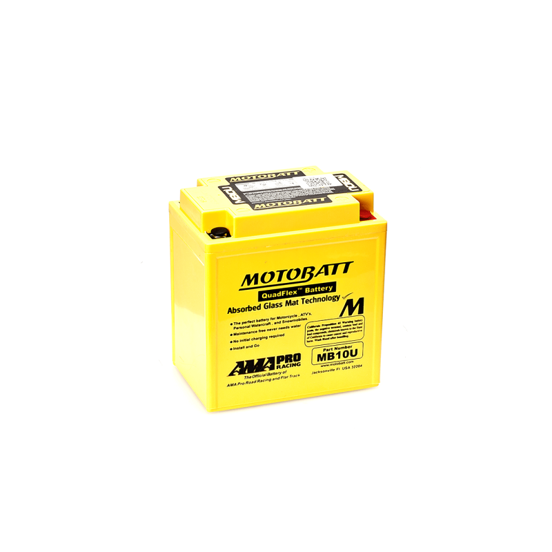 Batterie Motobatt MB10U YB10AA2 YB10LA2 YB10LBP YB10LB2 | bateriasencasa.com