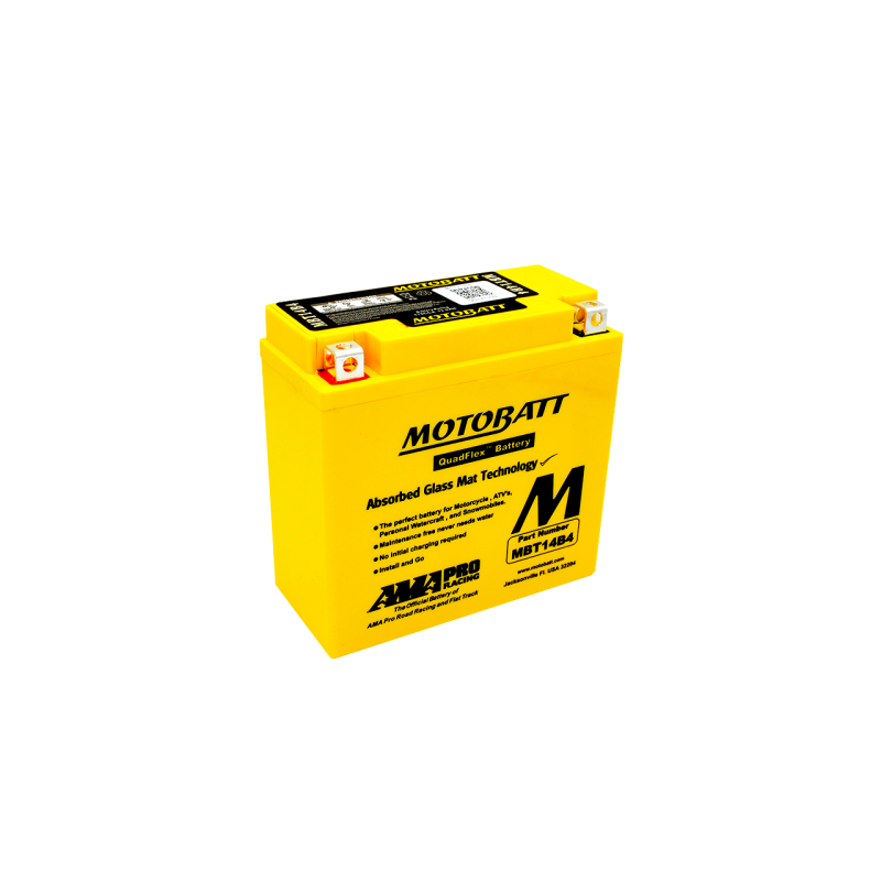 Batterie Motobatt MBT14B4 YT14BBS YT14B4 | bateriasencasa.com