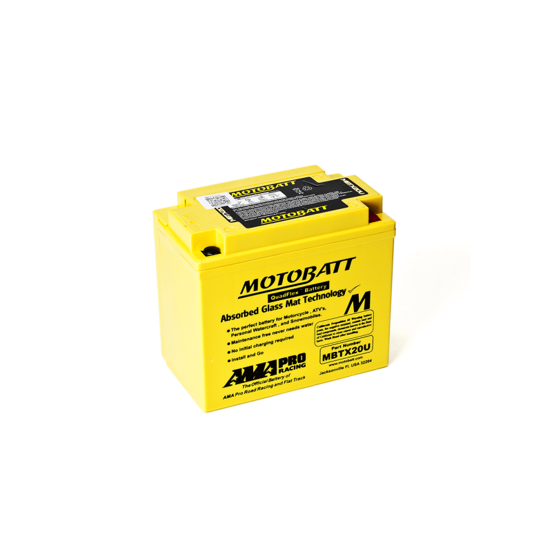 Batteria Motobatt MBTX20U YTX20BS YTX20LBS YTX20HBS YB16B YB16LB YB16CLB | bateriasencasa.com