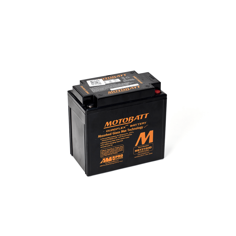 Batterie Motobatt MBYZ16HD YTX14BS YTX14LBS YTX14HBS GYZ16H | bateriasencasa.com