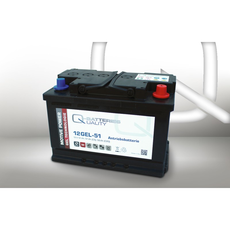 Q-battery 12GEL-51 battery | bateriasencasa.com