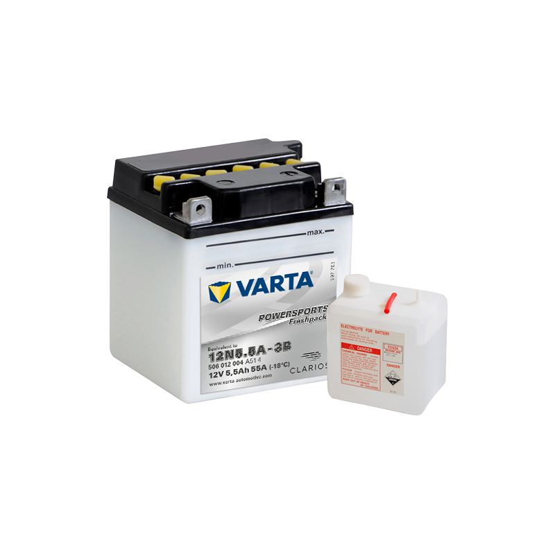 Batteria Varta 12N5.5A-3B 506012004 | bateriasencasa.com