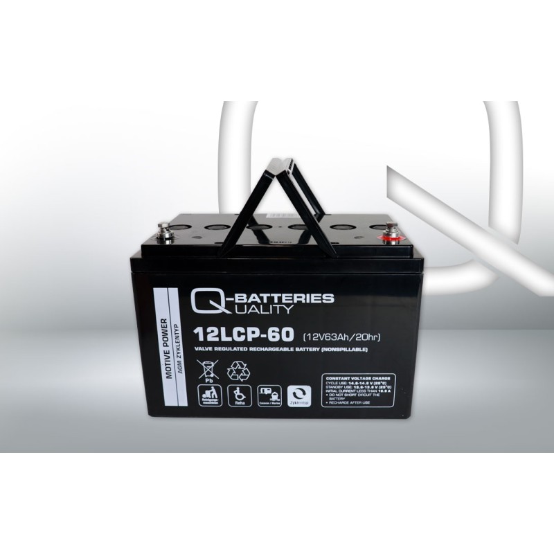 Batería Q-battery 12LCP-60 | bateriasencasa.com