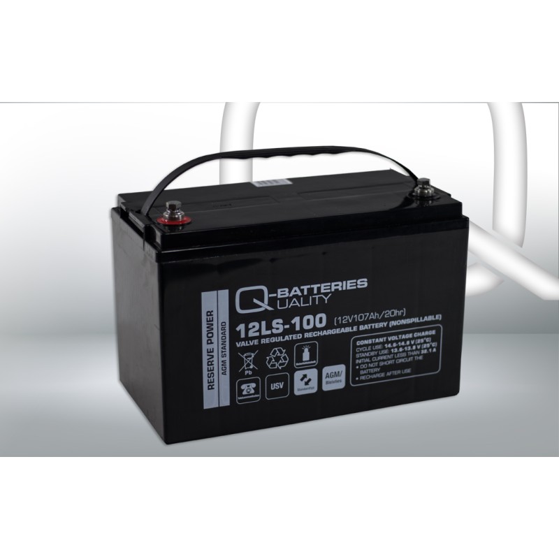 Batería Q-battery 12LS-100 | bateriasencasa.com