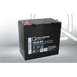 Batería Q-battery 12LS-55 | bateriasencasa.com