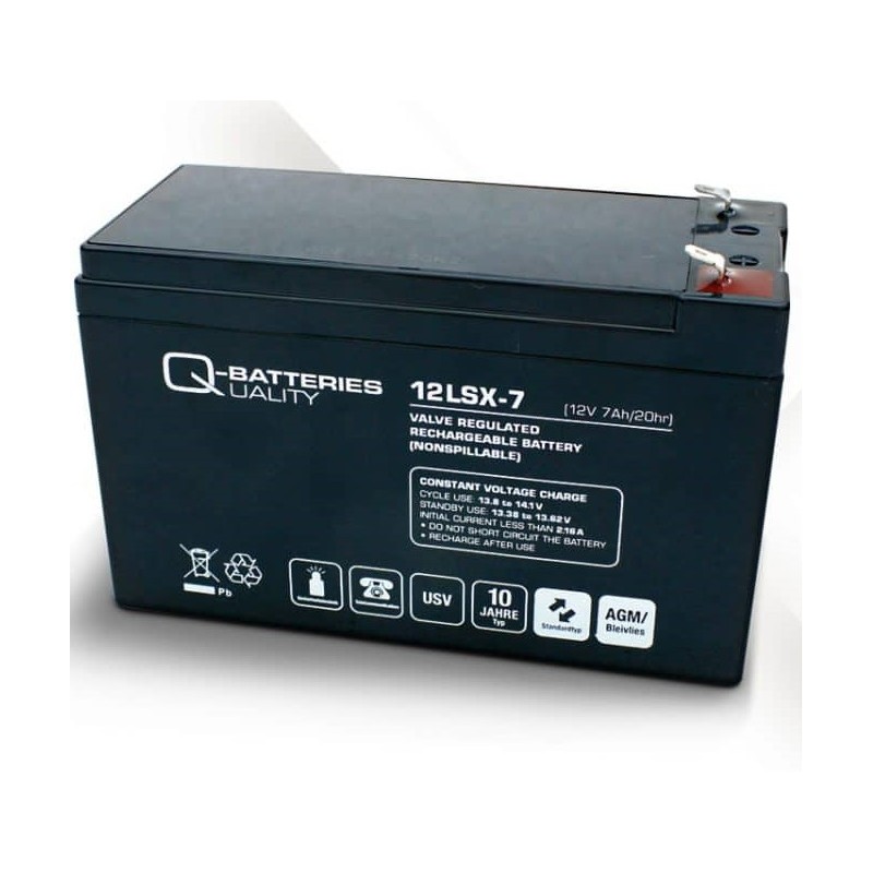 Batería Q-battery 12LSX-7 F1 | bateriasencasa.com