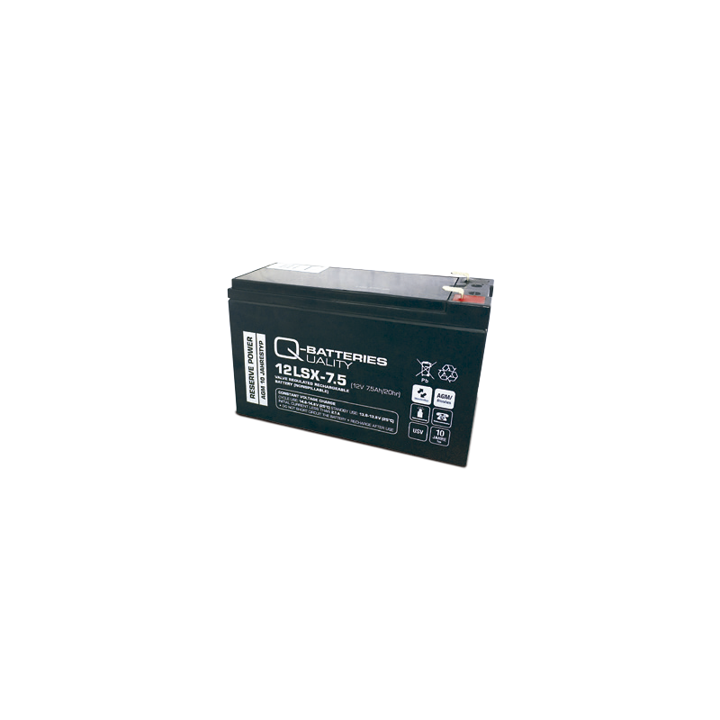 Q-battery 12LSX-7.5 F2 battery | bateriasencasa.com