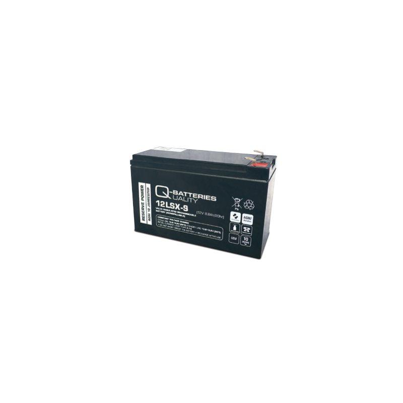 Batería Q-battery 12LSX-9 | bateriasencasa.com