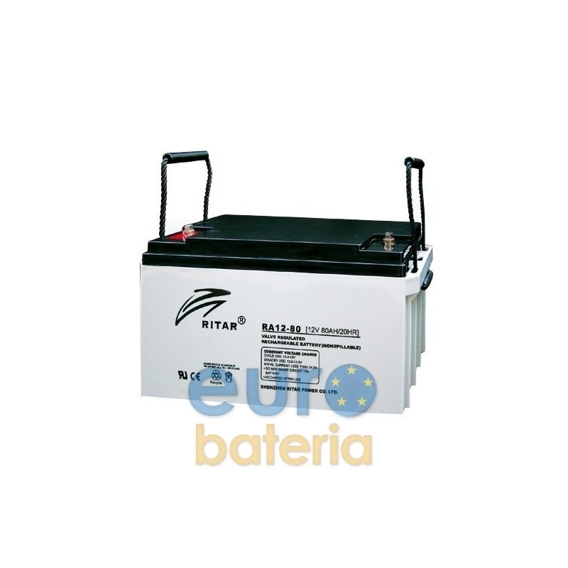 Batterie Ritar RA12-80S | bateriasencasa.com