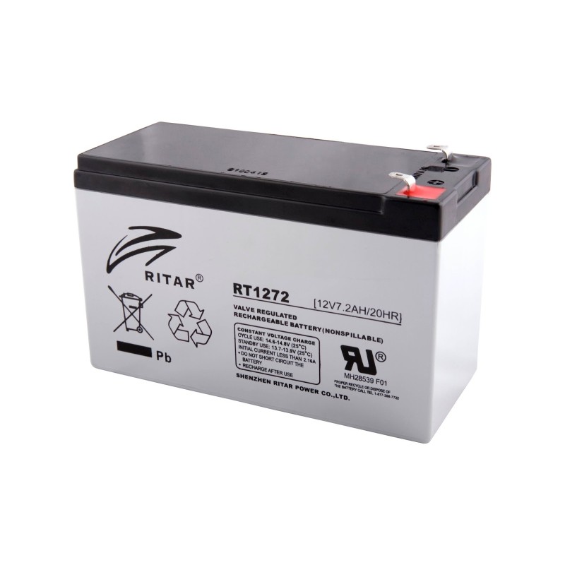 Ritar RT1272 battery | bateriasencasa.com