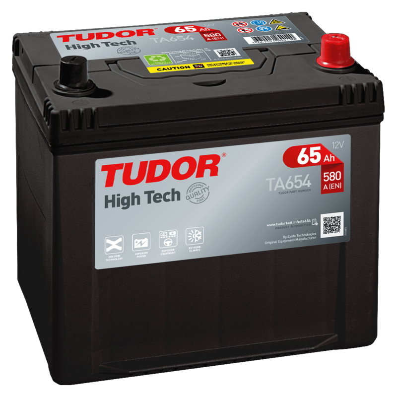 Tudor TA654 battery | bateriasencasa.com