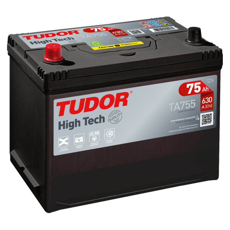 Tudor TA755 battery | bateriasencasa.com