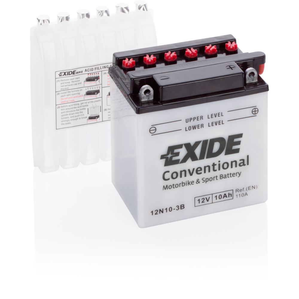 Batterie Exide 12N10-3B | bateriasencasa.com