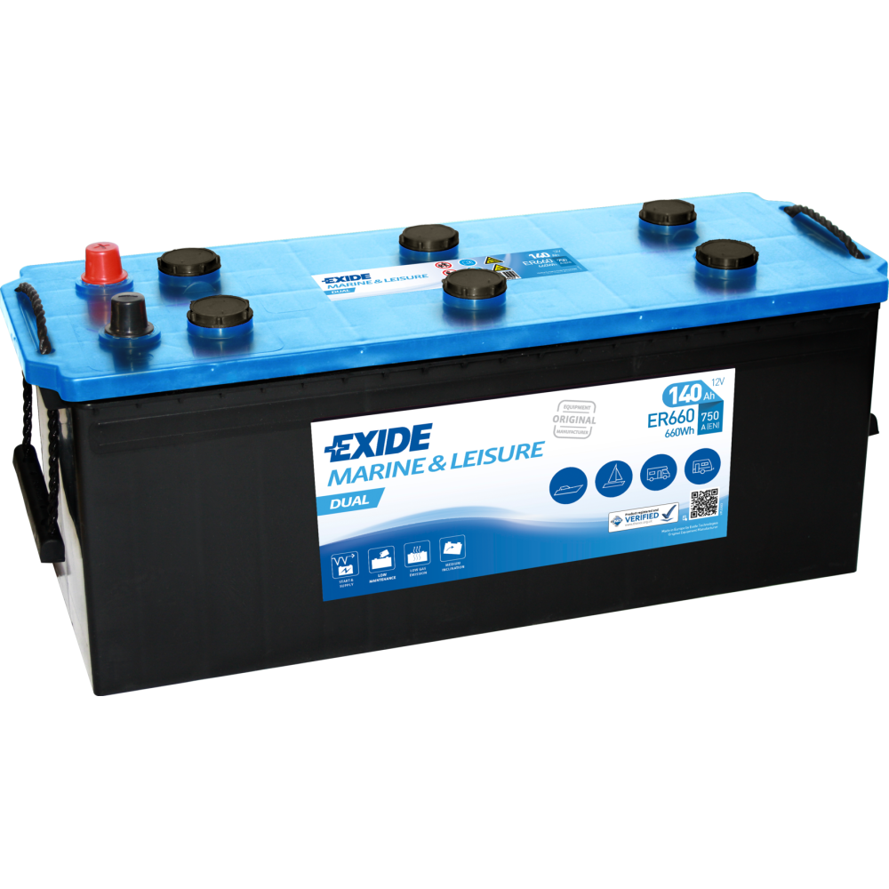 Exide ER660 battery | bateriasencasa.com