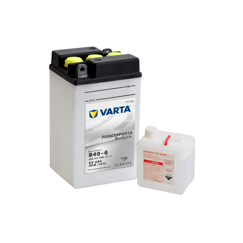 Batería Varta B49-6 008011004 | bateriasencasa.com