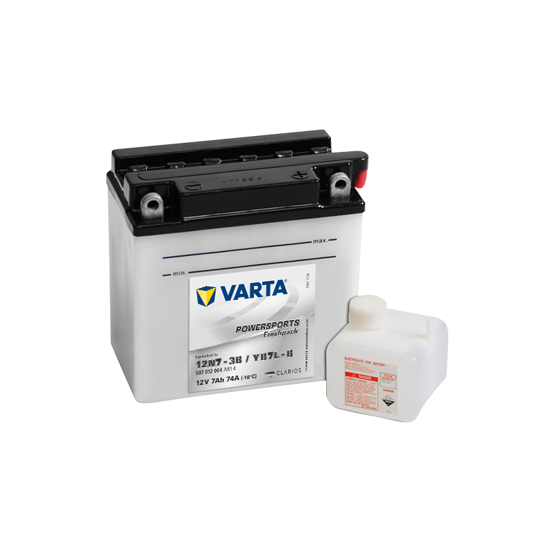 Varta 12N7-3B YB7L-B 507012004 battery | bateriasencasa.com