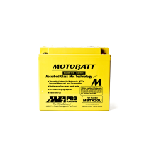 Batteria Motobatt MBTX20U YTX20BS YTX20LBS YTX20HBS YB16B YB16LB YB16CLB | bateriasencasa.com