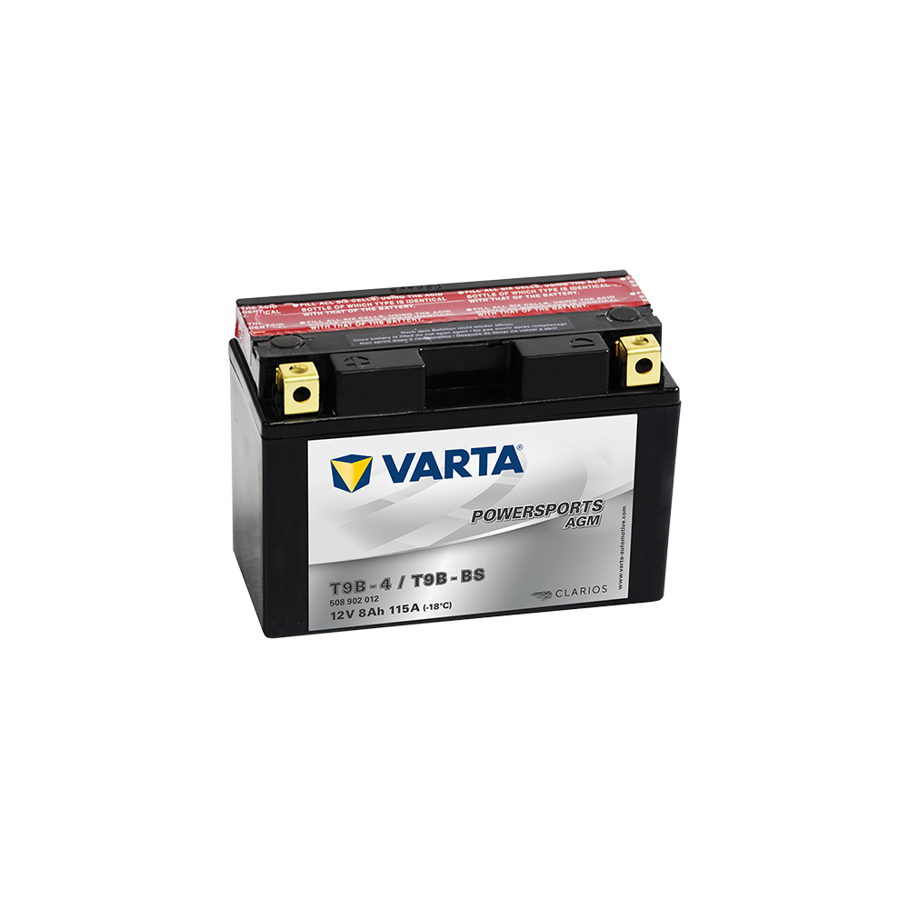 Bateria Varta YT9B-4,YT9B-BS 509902008 8Ah - 1