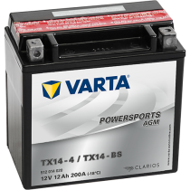 Bateria Varta YTX14-4,YTX14-BS 512014010 12Ah - 1