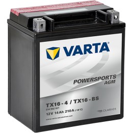 Bateria Varta YTX16-4,YTX16-BS 514902022 14Ah - 1