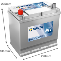 Bateria Varta B24 45Ah - 2