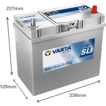 Bateria Varta B31 45Ah - 2