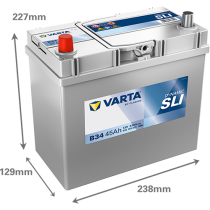 Bateria Varta B34 45Ah - 2