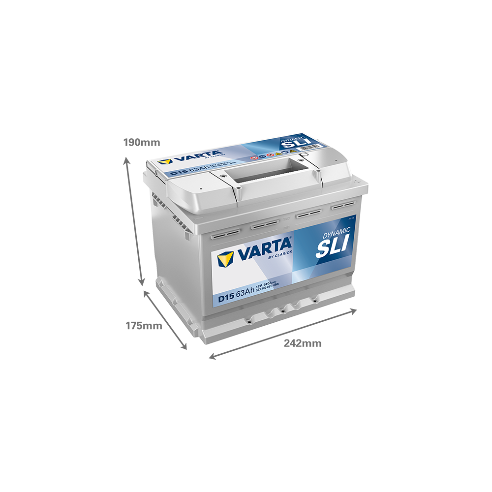 Varta D15 battery | bateriasencasa.com