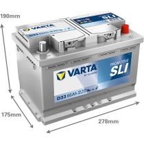 Bateria Varta D33 66Ah - 2