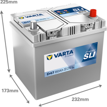 Bateria Varta D47 60Ah - 2