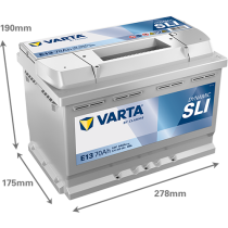 Bateria Varta E13 70Ah - 2
