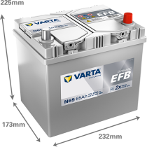 Bateria Varta N65 65Ah - 2