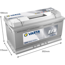 Varta N95 battery | bateriasencasa.com