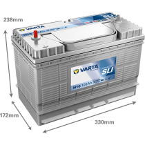 Bateria Varta H16 105Ah - 2
