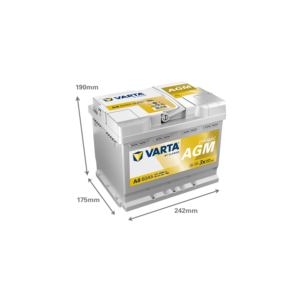 Varta A8 battery | bateriasencasa.com
