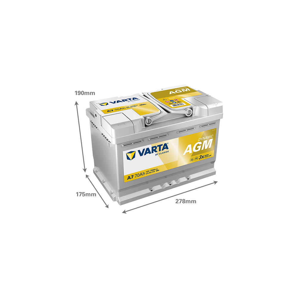 Varta A7 battery | bateriasencasa.com